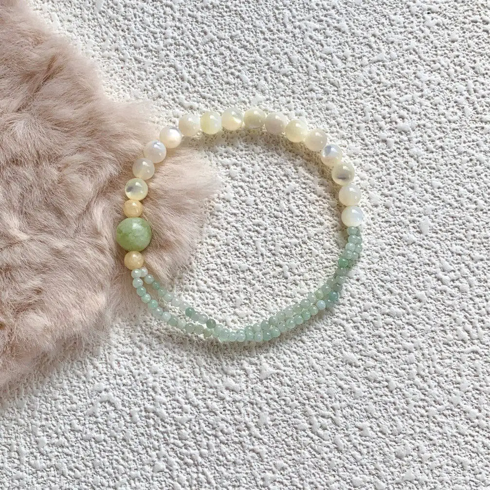 bracciale-a-doppio-strato-con-pietre-a-forma-di-grappolo-d'uva-design-originale-stile-femminile-bianco-catena-da-mano-gioiello-alla-moda