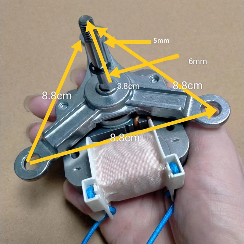 Универсальная крышка двигателя для фритюрницы 220 В, вытяжной вентилятор двигателя, небольшой кронштейн двигателя, аксессуары, асинхронный двигатель с капюшоном вентилятора