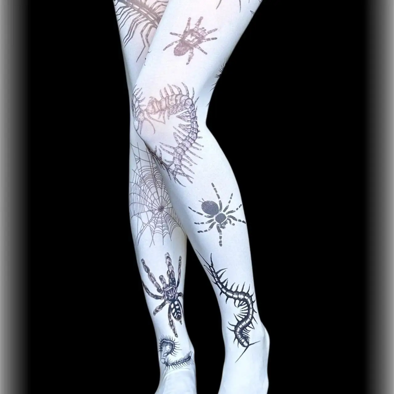 Sexy Shoopy Stockings Y2k Tights Women Gothic Lolita Punk Emo Tights With Pattern Bodystocking Harajuku Theights Sissy Fetish