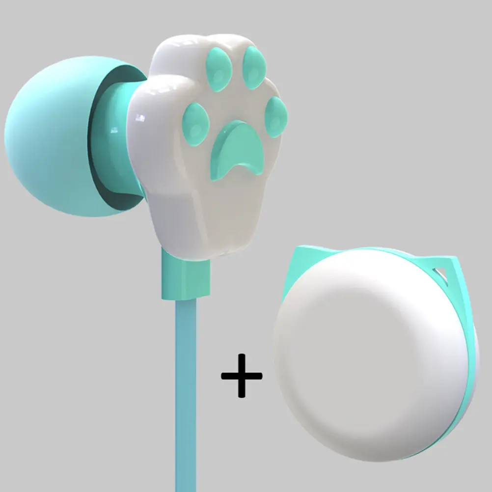 Cartoon Cat Claws Earbuds Premium Soft Silicone Earphones for Comfortable Noise Isolating Birthday Gift with