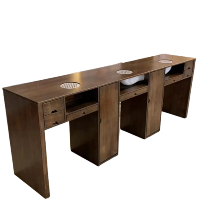 Design Vintage Nail Table Aesthetic Trendy Classic High Quality Nail Table Simple Multifunction Tabela De Unhas Furniture
