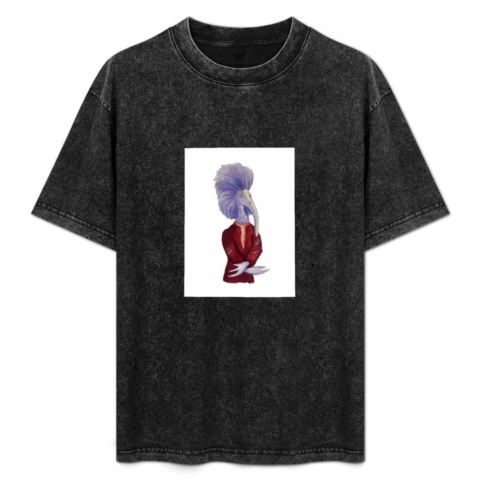 Well Dressed Bird T-Shirt Casual All Match Short Sleeve T-Shirt