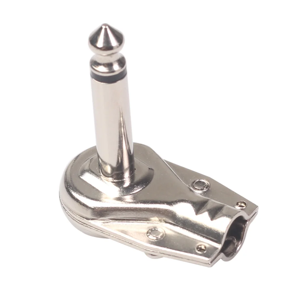 5Pcs 6.35mm Welding Plug Effect Pedal Connector Convert 65Mm to 635Mm Male Adapter for Pedal Saving Guitar