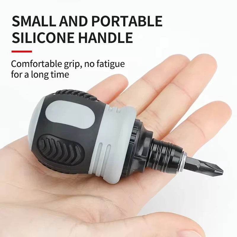 

Двойная отвертка, набор отверток с храповым механизмом, шлицевой бытовой инструмент, многофункциональная магнитная отвертка, телескопическая работа