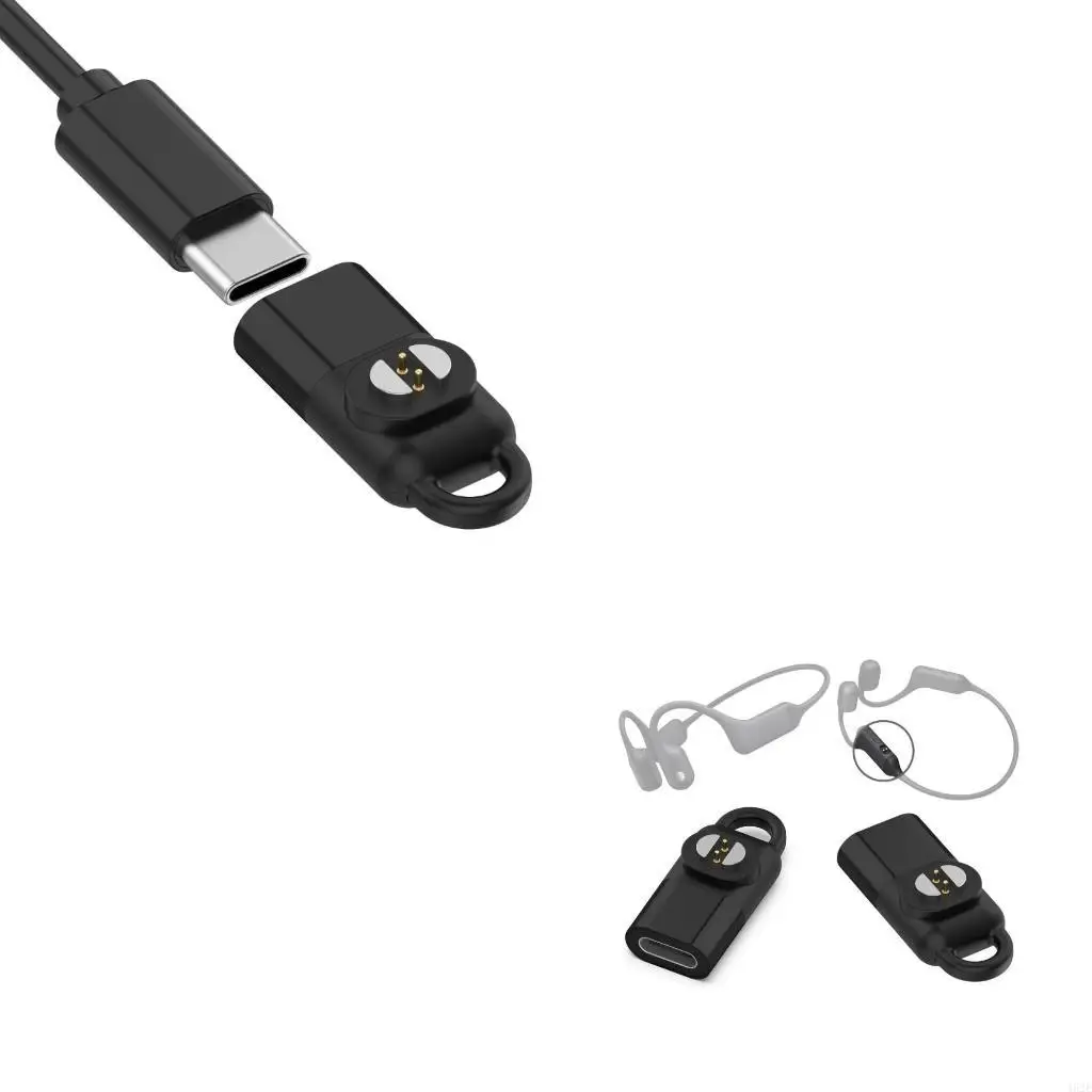 462E Upgraded Headphone Charging Adapter Charging Solution Connectors Reliable Charging Port Suitable for PurFree BC01