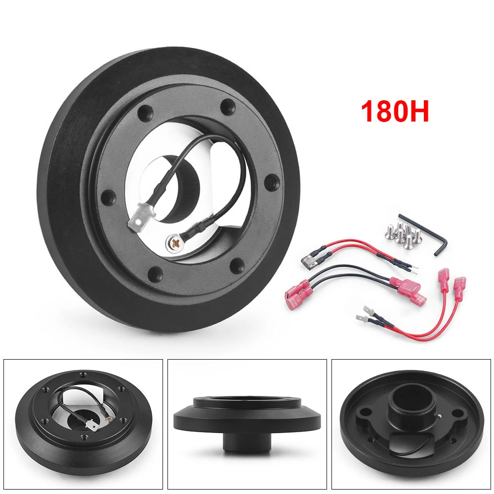 

180H Steering Wheel Short Hub Adapter Boss Kit For AUDI For VW Jetta Golf Cayman