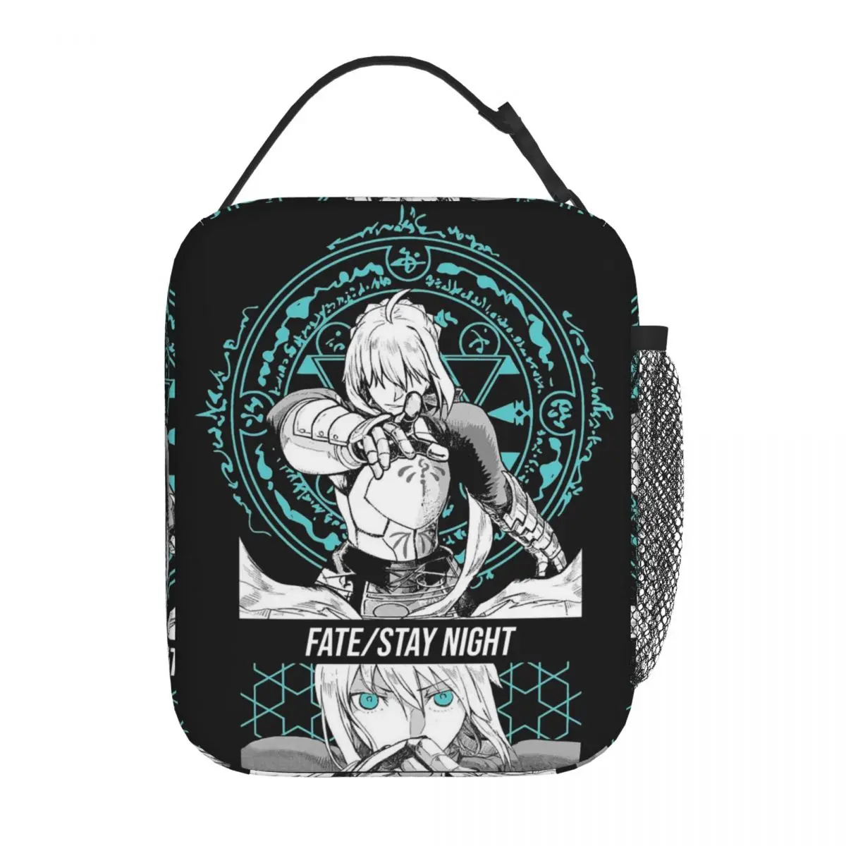 

Fate Stay Night Sabre Изолированная сумка-холодильник для обеда Контейнер для обеда Герметичная сумка для обеда Сумка для еды Колледж Открытый