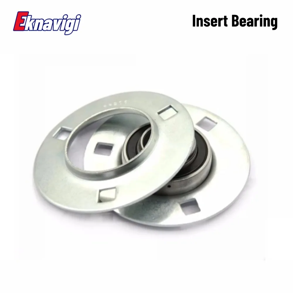 1PCS Outer Spherical Round Steel Plate Stamped Bearing Housing Axle Housing SBPF201 202 203 204 205 206 207