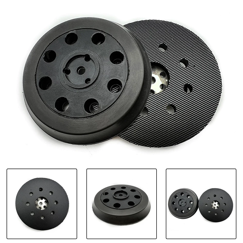 Imagem -02 - Polimento Elétrico Discos para Bosch Pex 125 Lixadeira Orbital Lixadeira Backing Pads Substituições Buracos Unhas