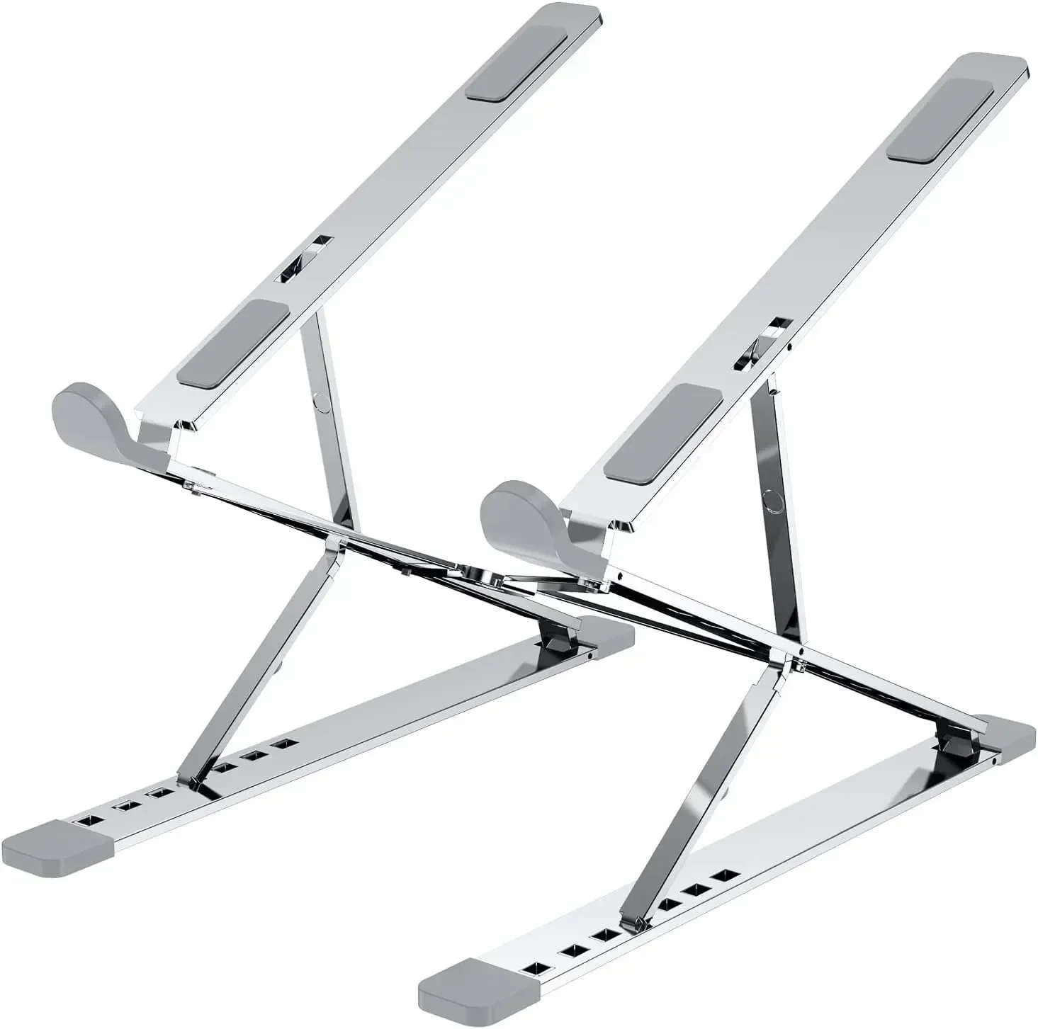 Laptop Stand Double Layer Multi Angle Adjustable Aluminum Alloy Material Suitable for 13-15.6 Inch Notebook