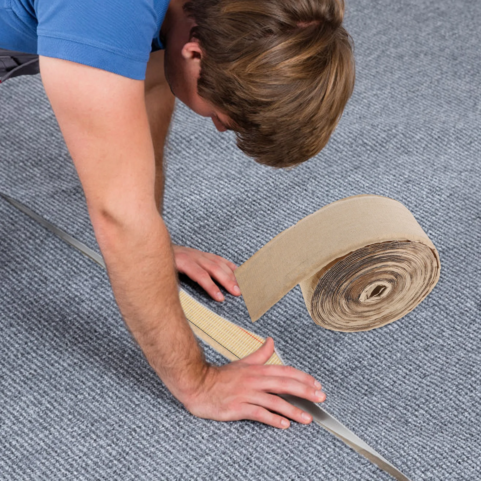 

1-рулонный комплект для ремонта швов ковров, термосвязочная лента для установки швов, соединяющая коврам, термоклейкая лента, ремонт ковров