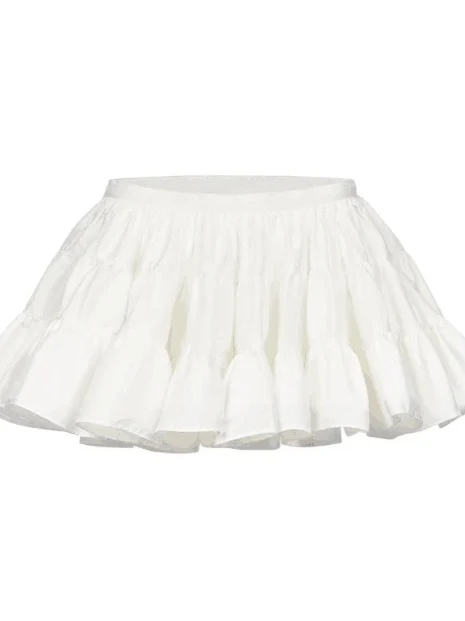 

Пышная юбка-торт с низкой талией. Универсальная антивозрастная плиссированная юбка для молодежи. Юбка-миди трапециевидной формы, лето 2023 г.