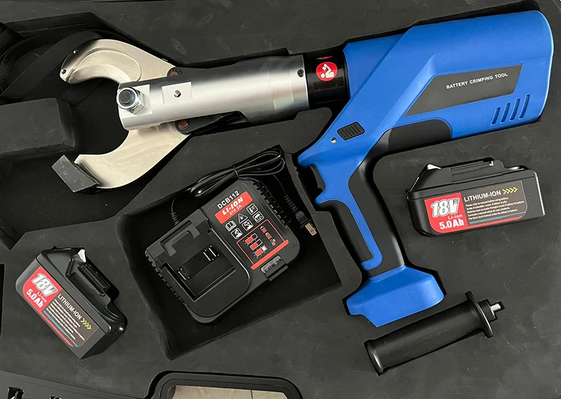 أداة هيدروليكية قابلة للشحن كابل القاطع EZ-65C مقص كهربائي لقطع الأسلاك والكابلات 65 مللي متر المحمولة كابل صغير القص