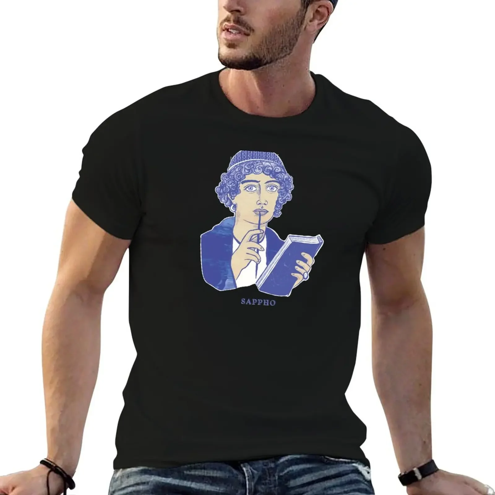 

Sappho T-Shirt blacks Personalized t-shirt Men's t-shirts