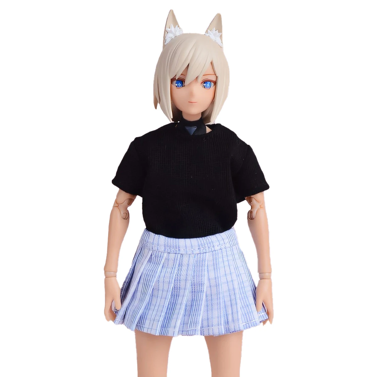 

HiPlay ATStory 1/12 Blue-White Plaid Pleated Skirt Figure Doll Clothes