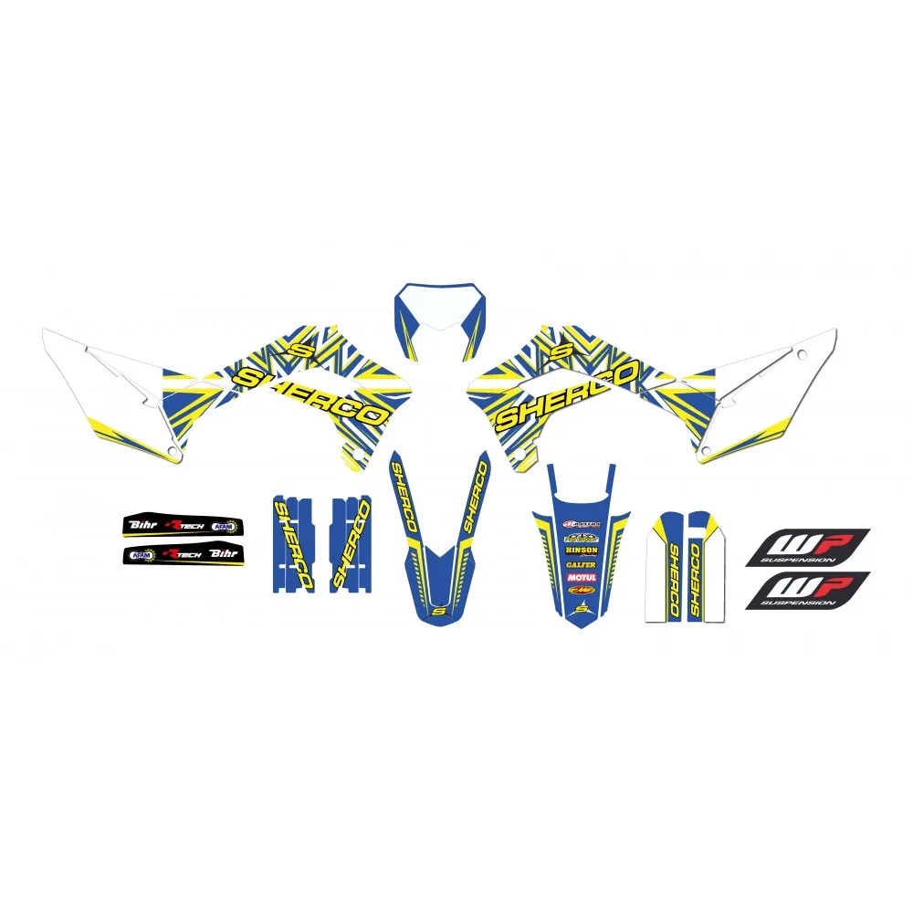 Enduro Motorbike compatible sticker kit Sherco SE R  Y SE F 2017-2022 mod.5