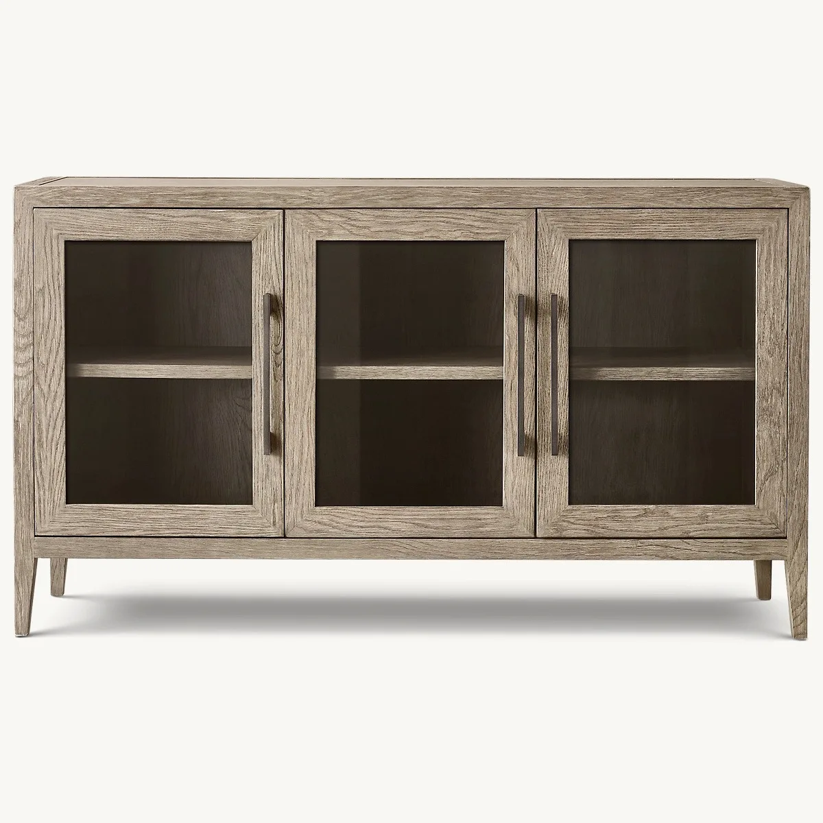 American rural retro light luxury solid wood simple restaurant storage side cabinet living room homestay model room