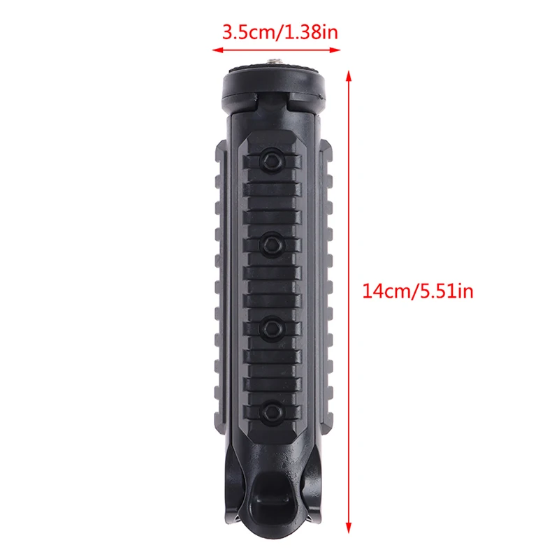 1Pc Mini LED Light Pocket Keychain Flashlight Tripod COB USB Rechargeable Portable Key Light Stand Camping Outdoor Supplies