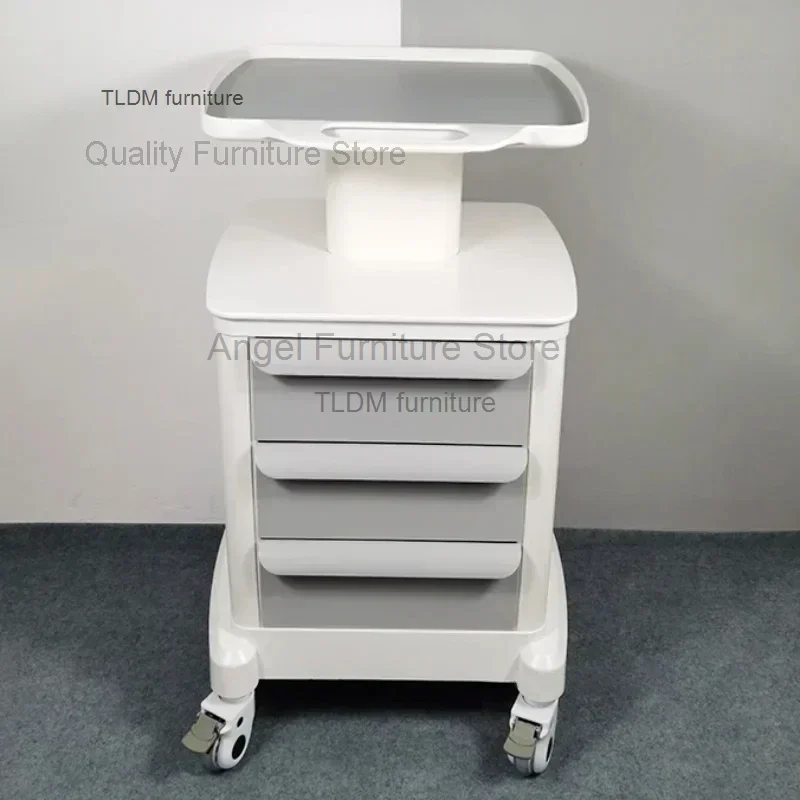 

Mobile Storage Cart Dental Clinic Beauty Instrument Tool Trolley Bracket Dental Scanner Cart Storage Auxiliary Cart with Wheels