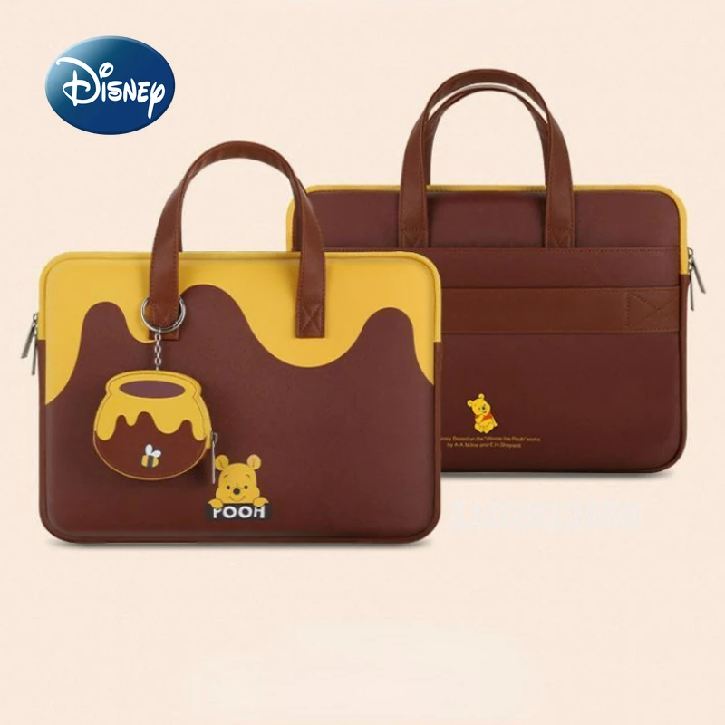 Disney Original New Women\'s Laptop Case Luxury Brand Laptop Case Fashion Briefcase Cartoon Cute Casual Large Capacity Handbag