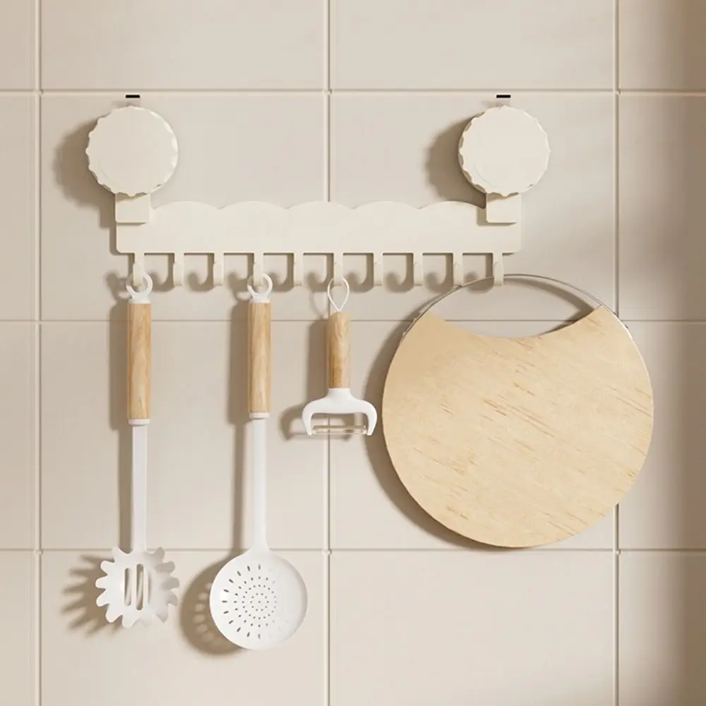 

Крючок на присоске без перфорации, многоразовый водонепроницаемый крючок для хранения одежды, настенный компактный вешалка для халата, ванная комната