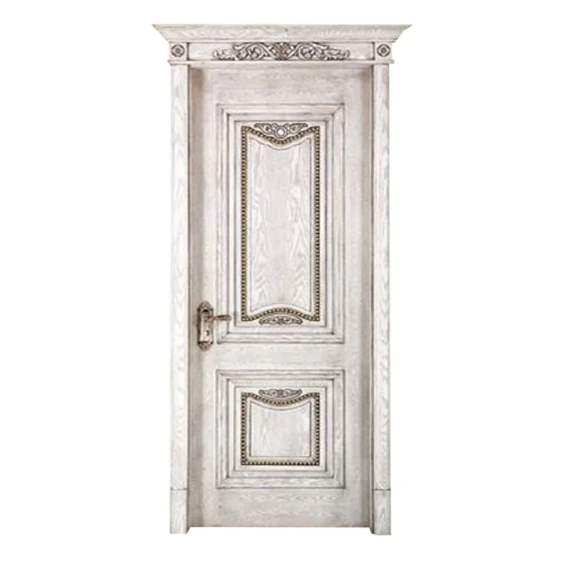 Classical Luxury Carving Door design Solid Oak Villa Main Entrance Wooden Door Design