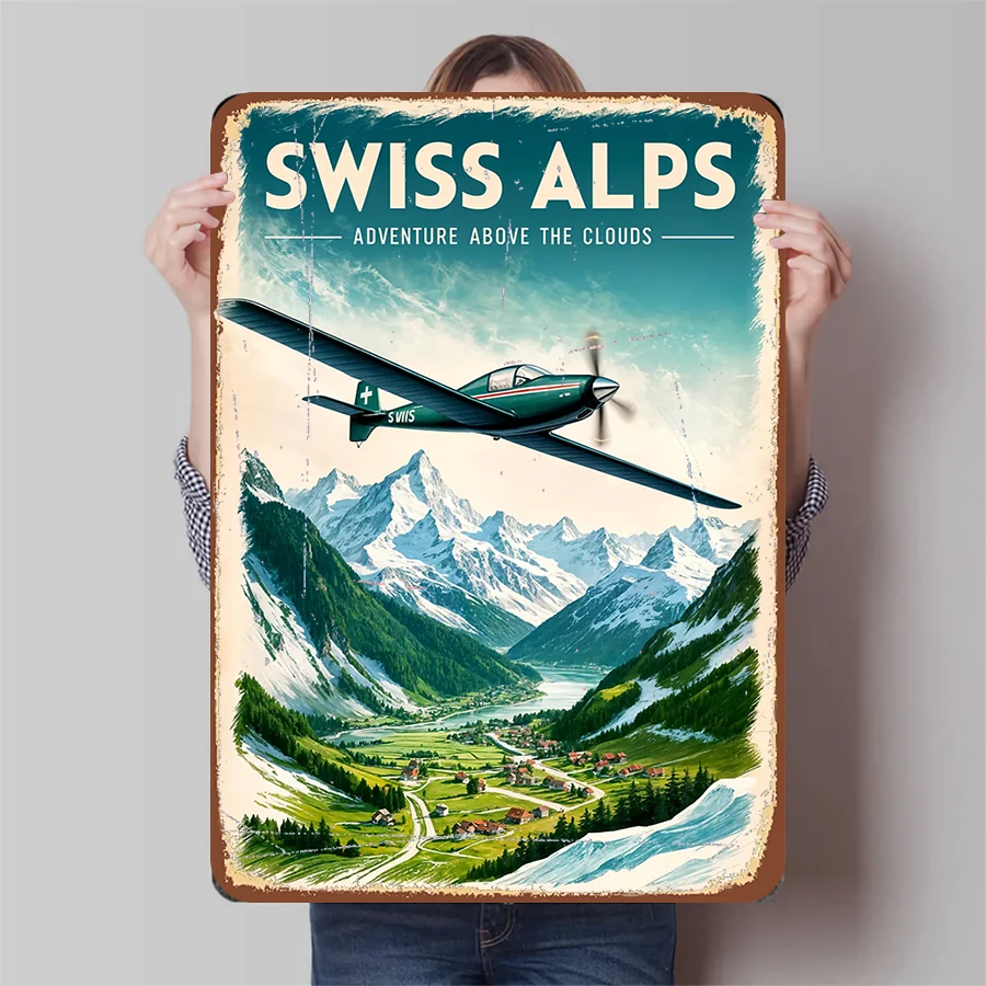 Vintage Swiss Alps … - image