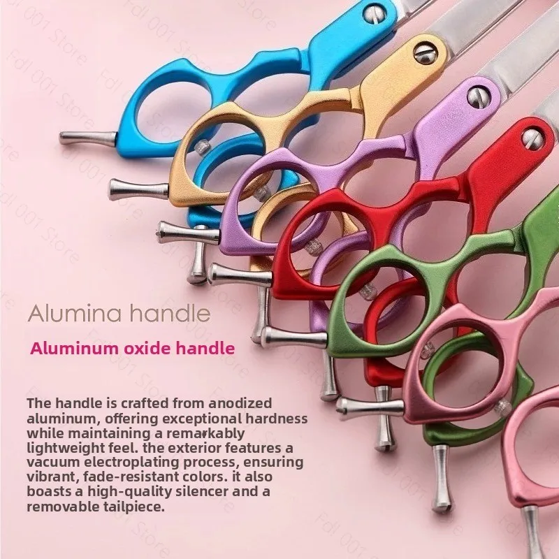 Fenice 6.0/6.5 Inch Professional Dog Grooming Scissors Curved Japan 440C Shear with High Quality Alloy Handle aseo de mascotas