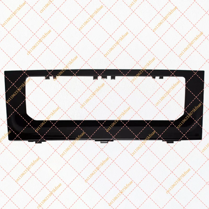 LCD Touch Screen Air Conditioning Panel Cover for VW Golf 7 MK7 GTI R - Piano Black Decorative Frame