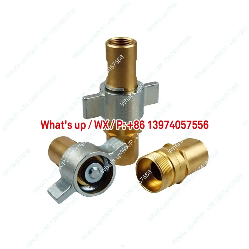 kze-bb-connecteur-rapide-hydraulique-filete-ouvert-et-ferme-aux-deux-extremites