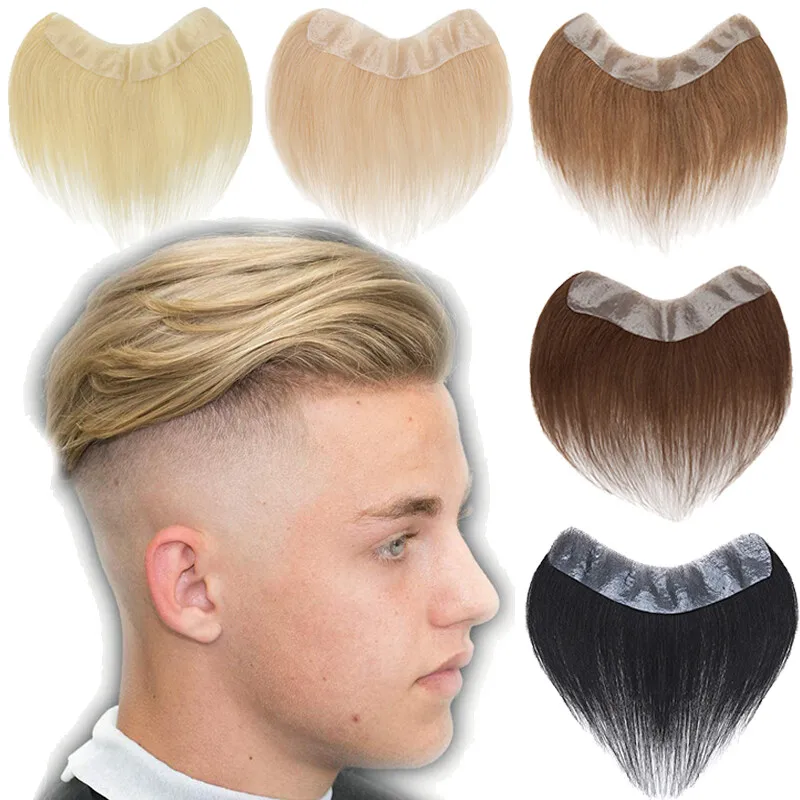 

Предварительно определяемая линия роста волос Мужской парик Человеческие волосы ПУ База 0,06 мм Тонкая кожа Предварительно вырезанная готовая к ношению Не требует выщипывания Экономьте время