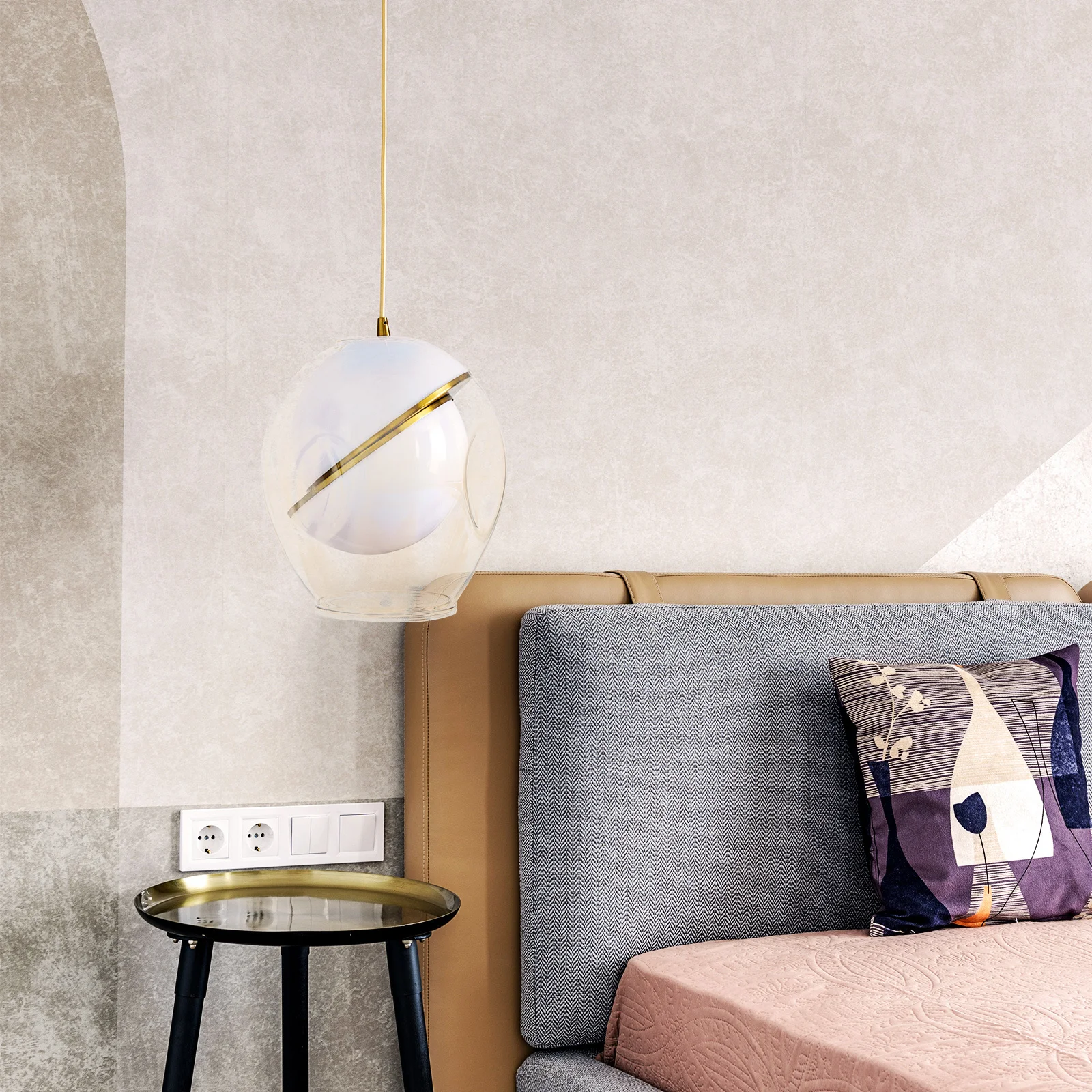 

Glass Lampshade Wall Sconce Small Size Durable Easy Install Replacement Lamp Cover for Chandelier Light Glass Lamp Shade