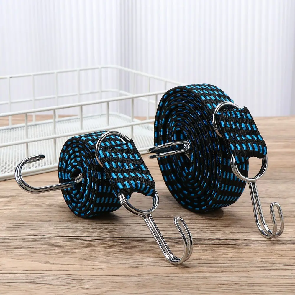 Elastics Rubber Luggage Rope Cord Hooks Bikes Rope Tie Bicycle Luggage Roof Rack Strap Fixed Band Hook Bicycle Motorcycle