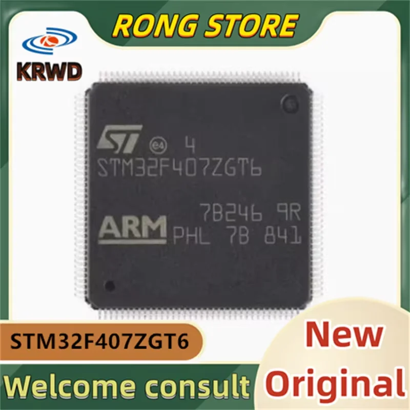 3 قطعة STM32F407ZGT6 جديدة ومبتكرة رقاقة IC STM32F407 LQFP-144 ARM Cortex-M4 32 بت MCU