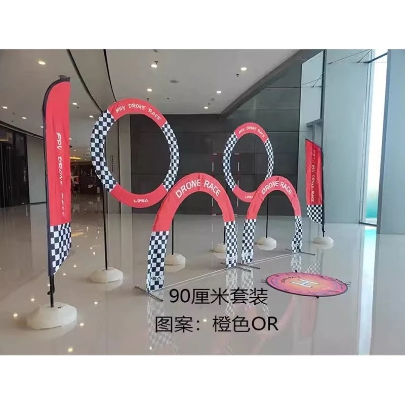 Crossing machine obstacle 90cm indoor drone track set 90CM model aircraft competition training competition door - view 3