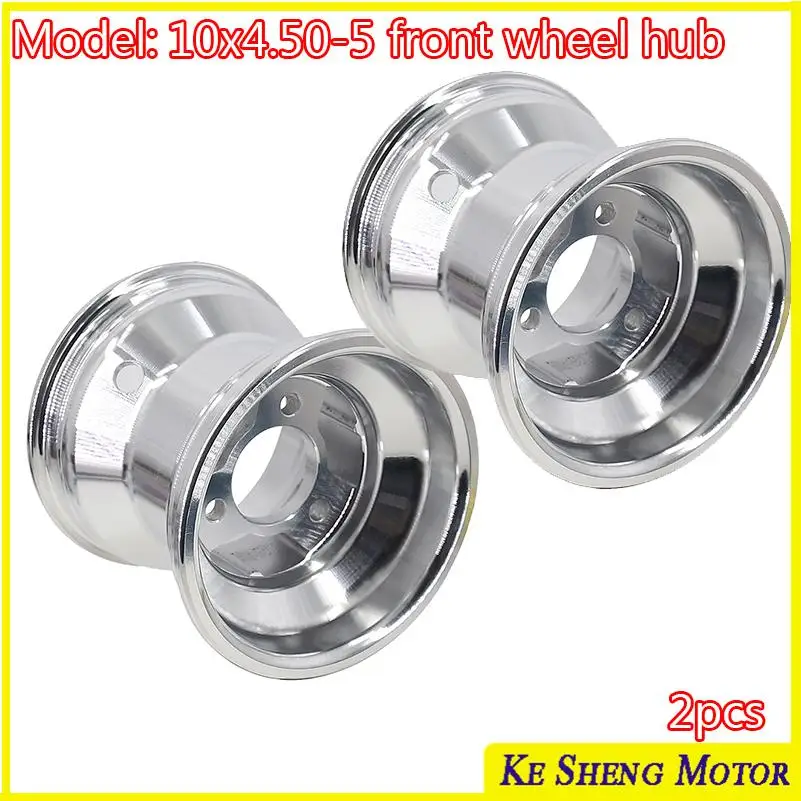 1 Pair 5 inch Kart 10x4.50-5 125mm front wheel hub Go-kart car 4 wheel drift car Aluminium alloy rims
