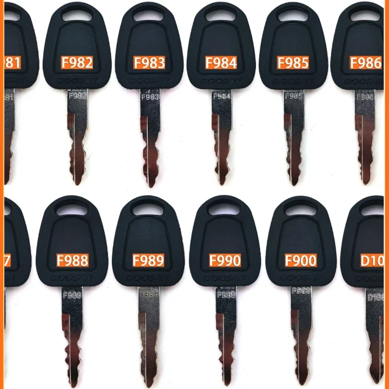 

50pcs For Doosan Daewoo Excavator Key 55/60/75/150/200/215/300DH Door Start Ignition Key