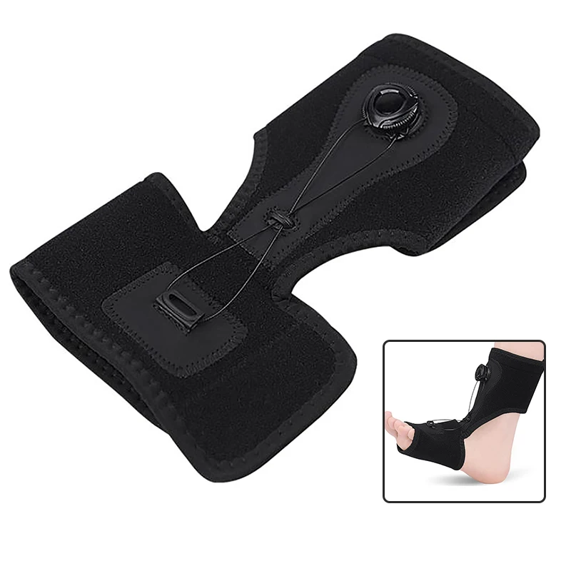 

1pc Adjustable Plantar Fasciitis Night Foot Splint Drop Orthotic Brace Elastic Dorsal Night Splint Foot Care Tool Ligament Belt
