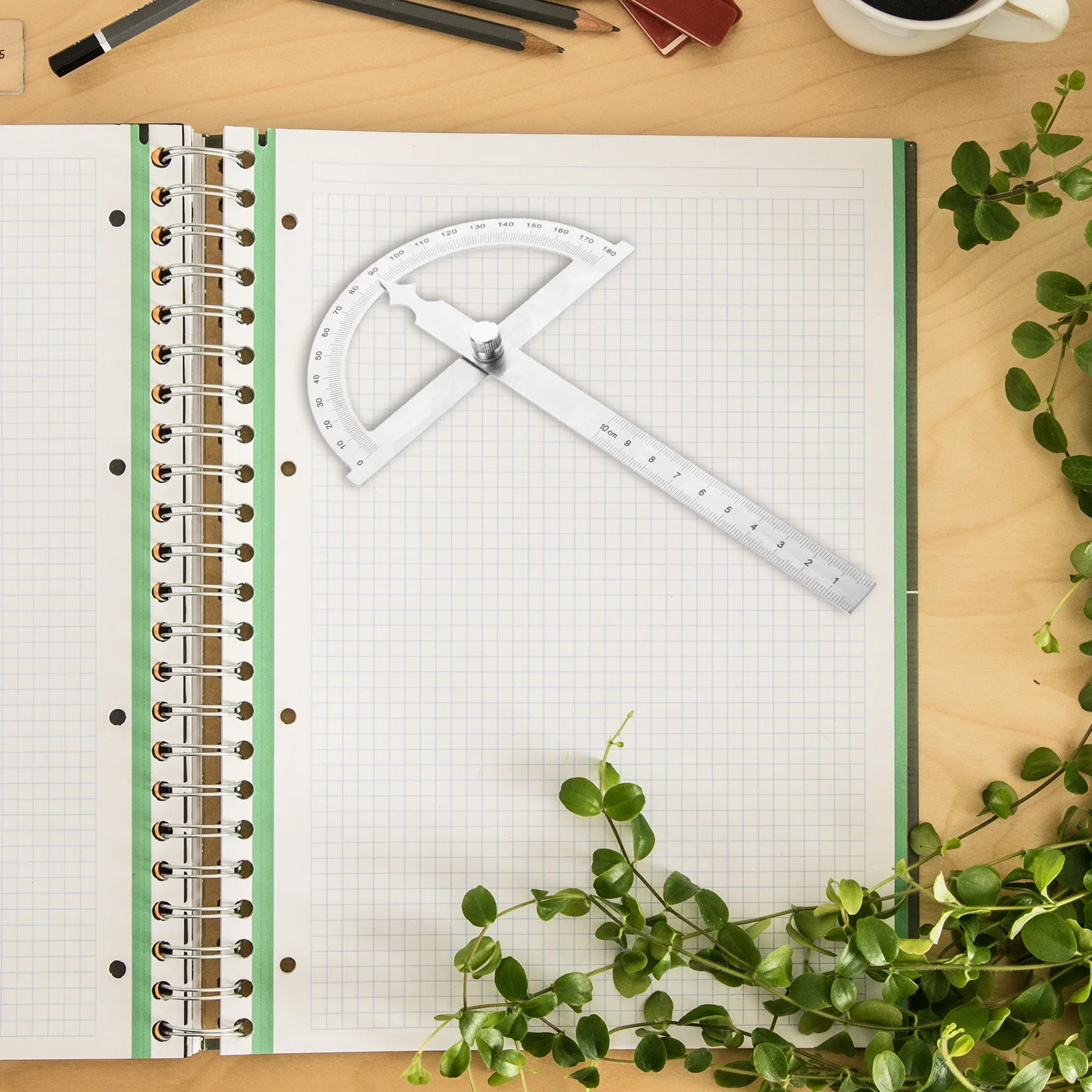 

Swing Arm Protractor Angle Stainless Steel Precision Tool for Woodworking Carpenter Construction Ruler Angle