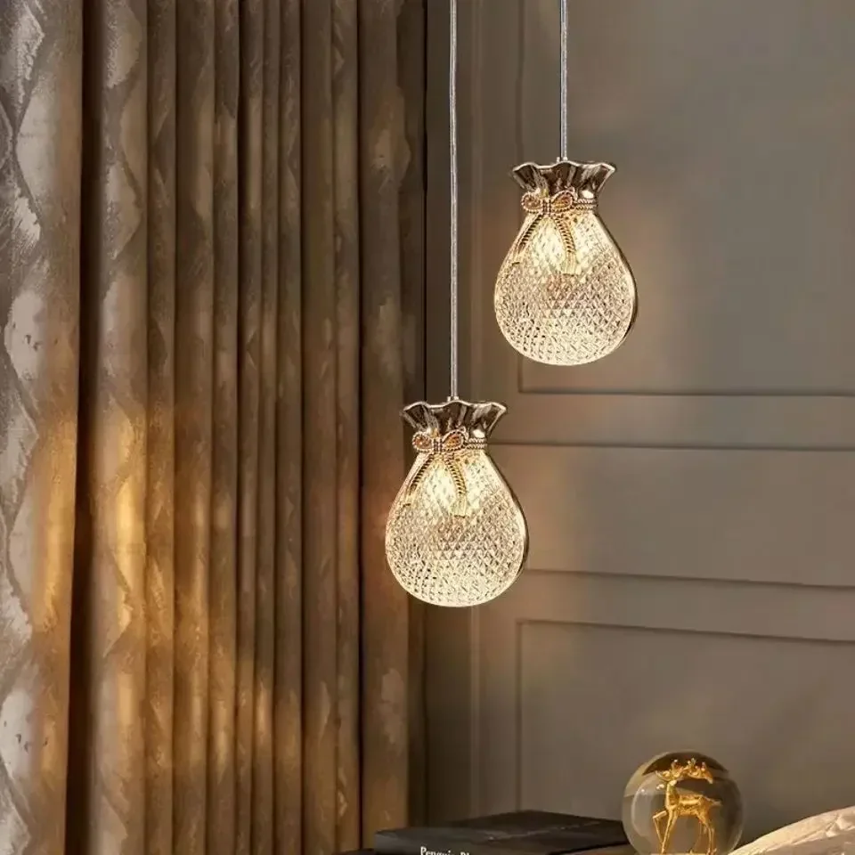 AZ الديكور المنزل الذهب مصابيح معلقة الإبداع الحديث غرفة المعيشة غرفة الطعام إضاءة المطبخ الاكريليك السقف بريق قلادة