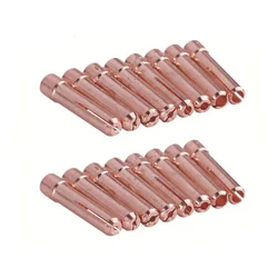 5/10Pcs Argon Lassen Tig Toorts Verbruiksartikelen 1.6Mm 2.0Mm 2.4Mm 3.2Mm Voor WP17 WP18 WP26 Tig Tungstens Elektroden Collet