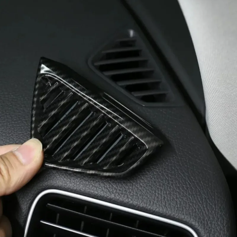 

Горячие наклейки для интерьера ABS, приборная панель автомобиля, розетка для кондиционера, вентиляционная рамка, накладка, наклейки, подходят для Mercedes Benz GLE GLS W16