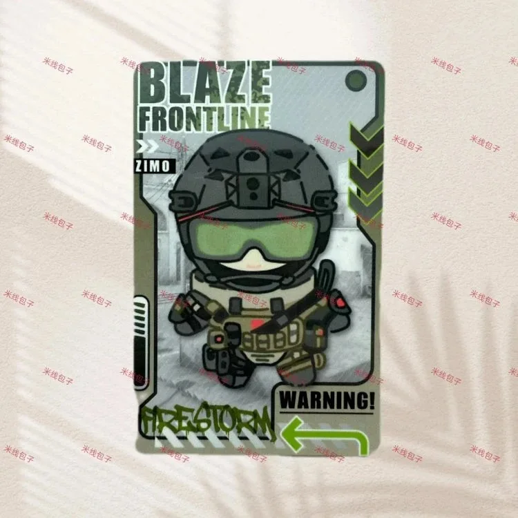 بطاقة صغيرة ذات طابع محيطي على الوجهين من Call of Duty، طبقة صلبة عالية الوضوح وشفافة عالية