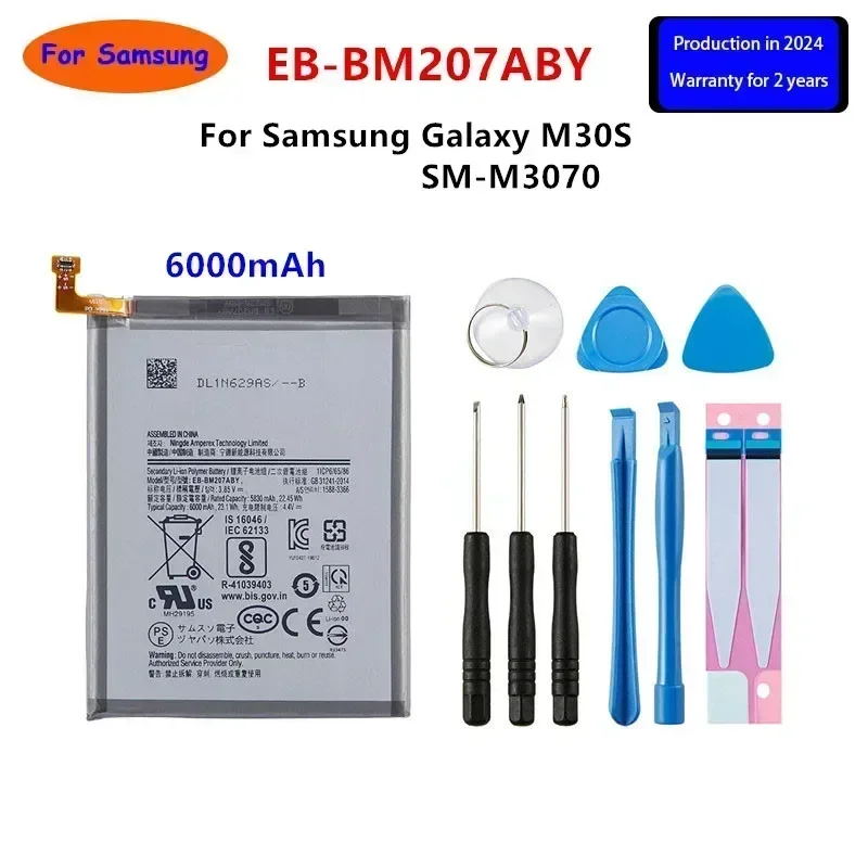Brand New Battery For Samsung Galaxy M56 M52 5G F54 M54 M34 M31S M317 M51 M515F M62 F62 M30s SM-M3070 M32 4G/M325 A32 4G