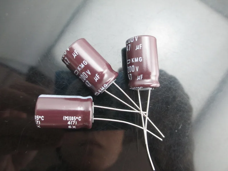30pcs NCC Nippon Chemi-Con KMG 47mfd 200v 47uf electrolytic Capacitor 105C