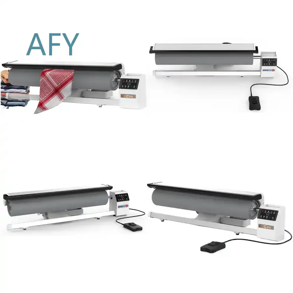 Commercial Steamer Iron for 110-220V Laundry Shop Hotel Use Table Clothes Bed Sheet Ironing Machine for Professional Garment