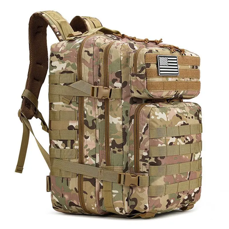 

50L Man Tactical Backpacks Traveling Bags Outdoor 3P School Pack EDC Molle Pack For Trekking Hunting Bag camping equipment y2k