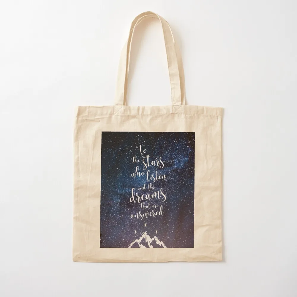 A Court of Mist & Fury Quote Tote Bag Women's beach bags Shopper bag Gift bag