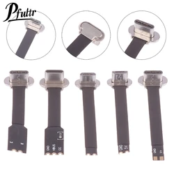 Type-C Micro USB Connector FPC 2Pin 3Pin Soft Flat Cable Male Charging Cable Fast Charge Wire Extention For Phone