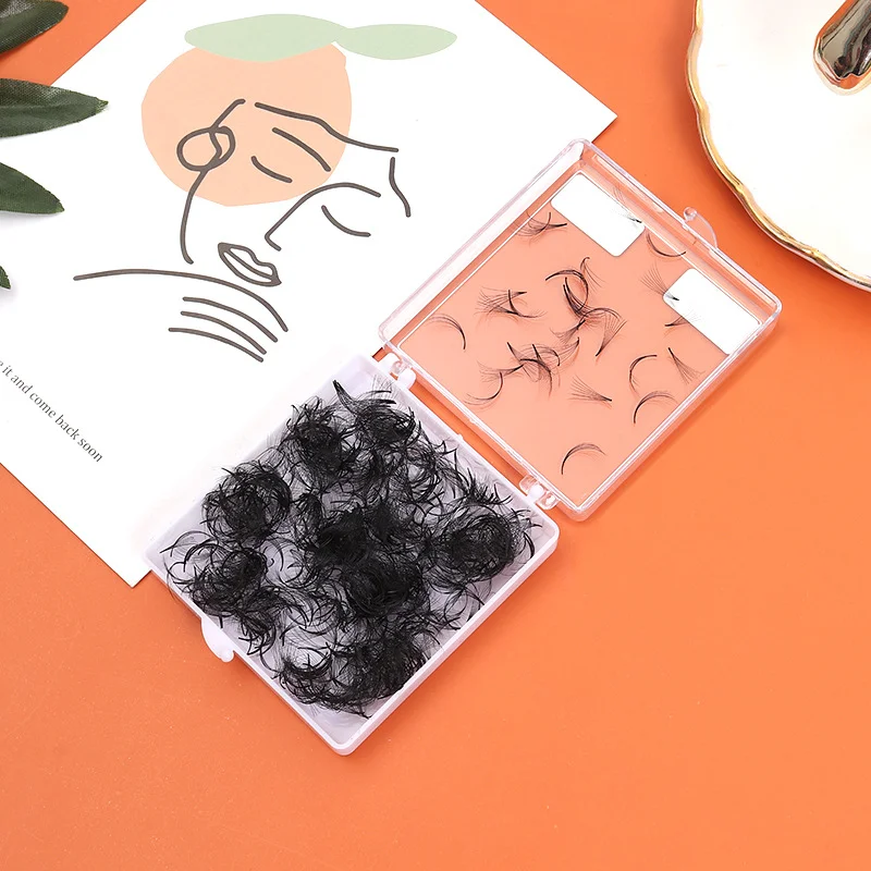 Handmade Pointy bas premade fan 4D 5D 6D 7D 8D 10D 12D 14D Volume Fan lashes 1000 Loose Fans 0.05 0.07 False Eyelashes Natural